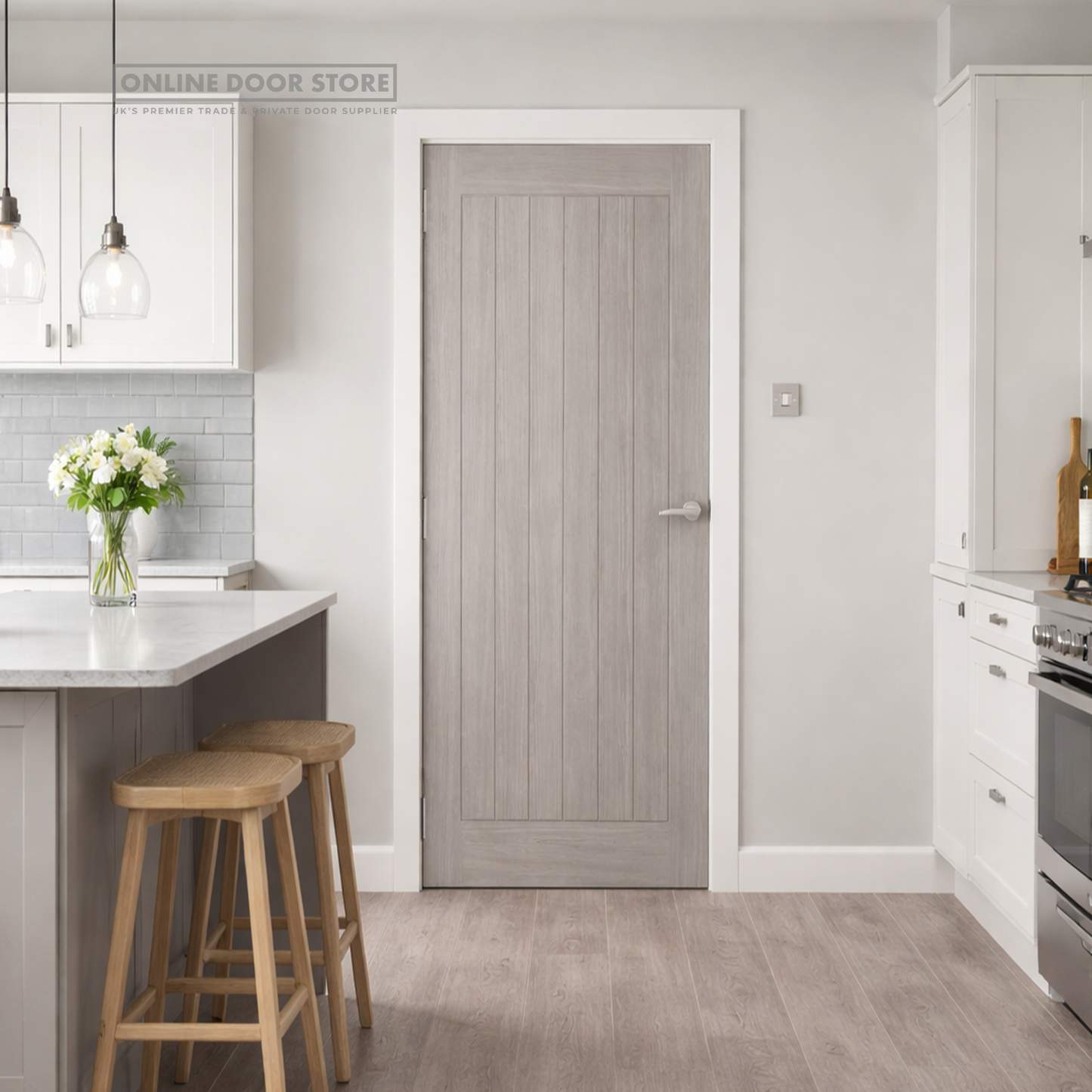 JB Kind Colorado Grey Laminated Internal FD30 Fire Door