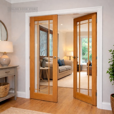 JB Kind Darwen Oak Internal Glazed Door
