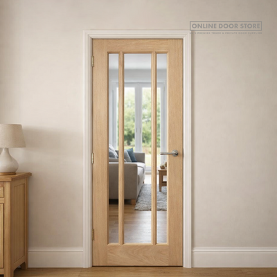 JB Kind Darwen Oak Internal Glazed Door