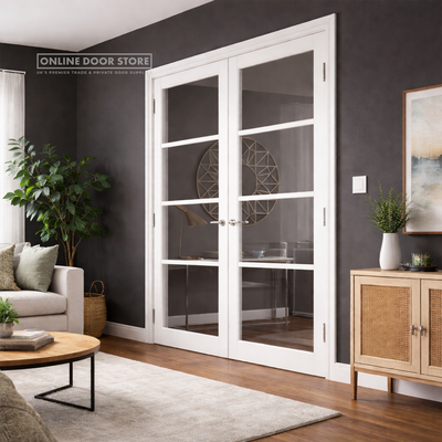 JB Kind Metro White Internal Glazed Door