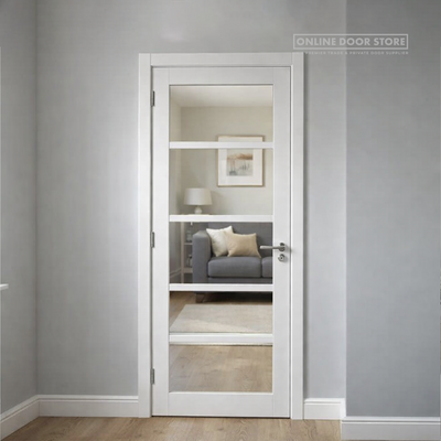 JB Kind Metro White Internal Glazed Door