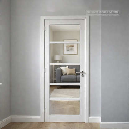 JB Kind Metro White Internal Glazed Door