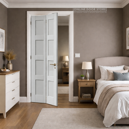 JB Kind Montserrat White Bi-Fold Internal Door