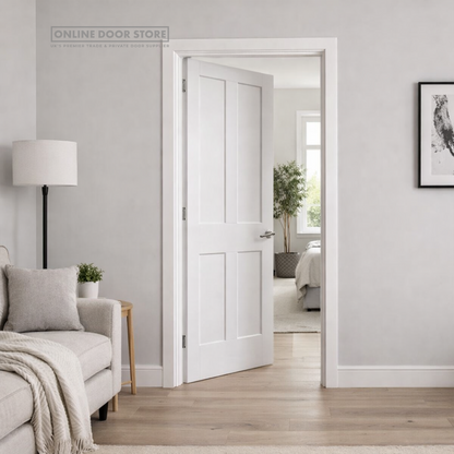 JB Kind Rushmore White Primed FD30 Fire Door