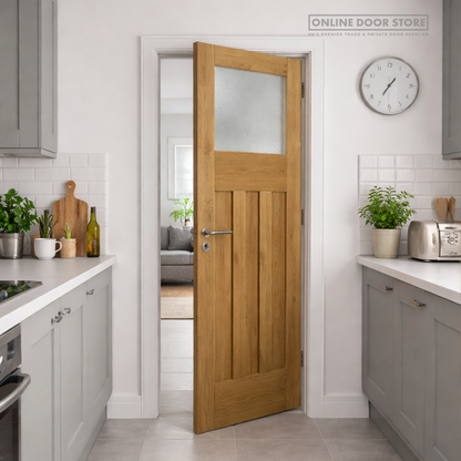 JB Kind Rustic Oak DX Internal Glazed Door