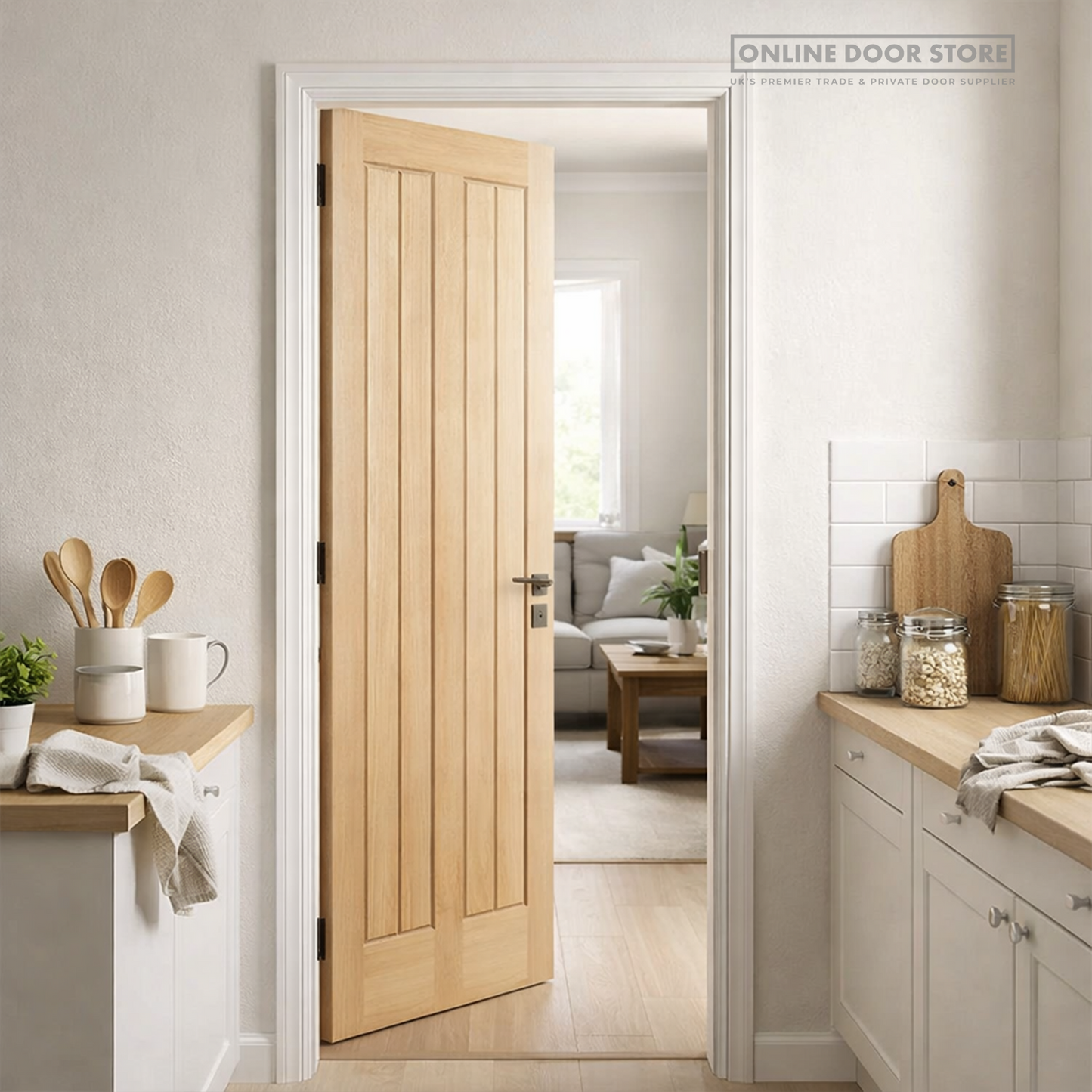 JB Kind Thames Oak Bi-Fold Internal Door