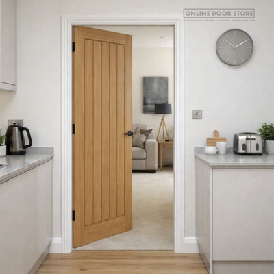 JB Kind Thames Oak Unfinished Internal Door