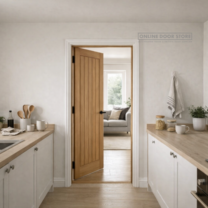 JB Kind Thames Oak Unfinished Internal FD30 Fire Door