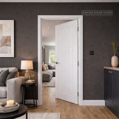 JB Kind Thames White Primed Internal Door