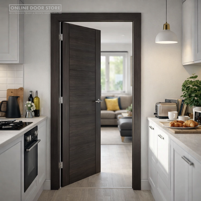 JB Kind Tigris Dark Grey Laminated Internal FD30 Fire Door