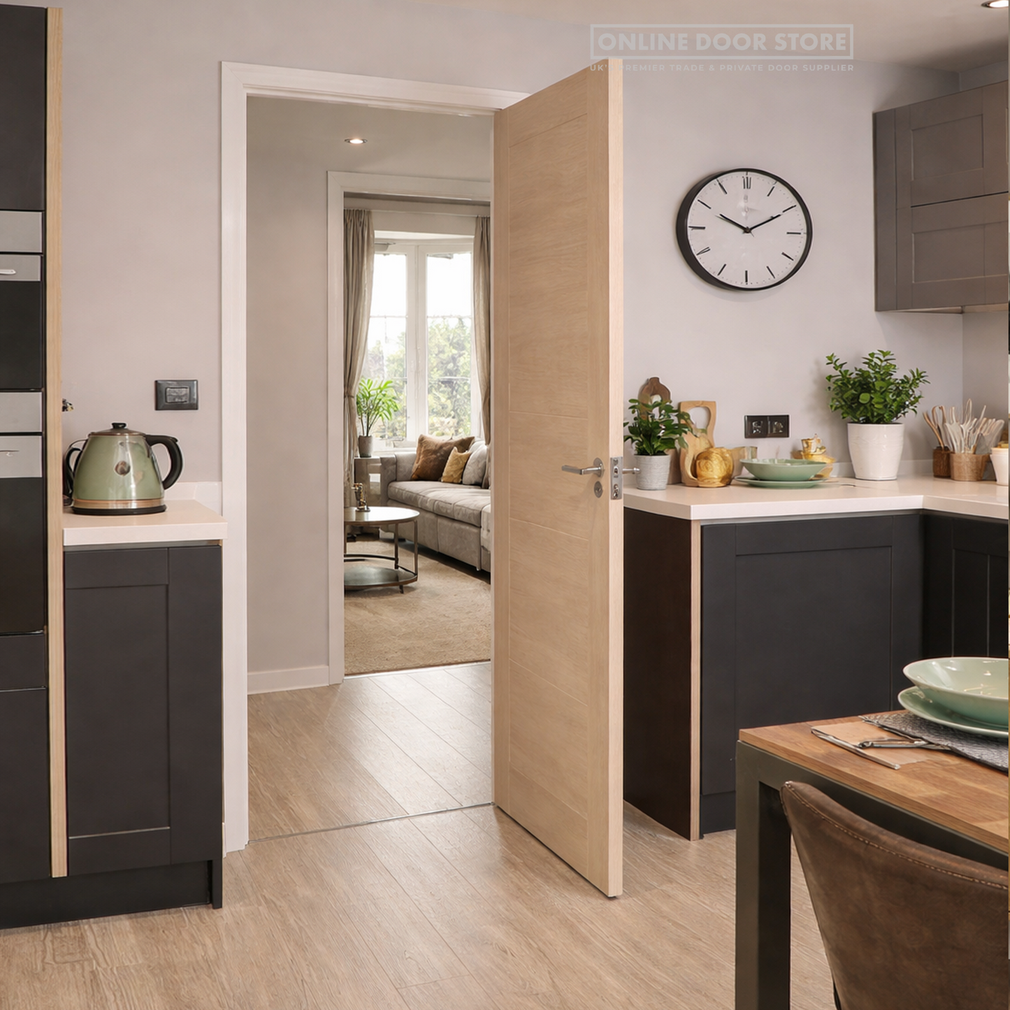 JB Kind Tigris Ivory Laminated Internal Door