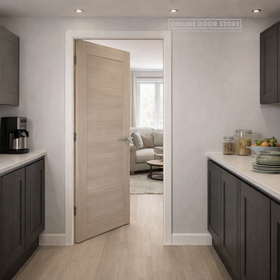 JB Kind Tigris Ivory Laminated Internal FD30 Fire Door