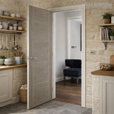 JB Kind Tigris Light Grey Laminated Internal FD30 Fire Door