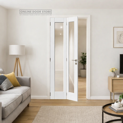 JB Kind Tobago White Primed Bi-fold Internal Door