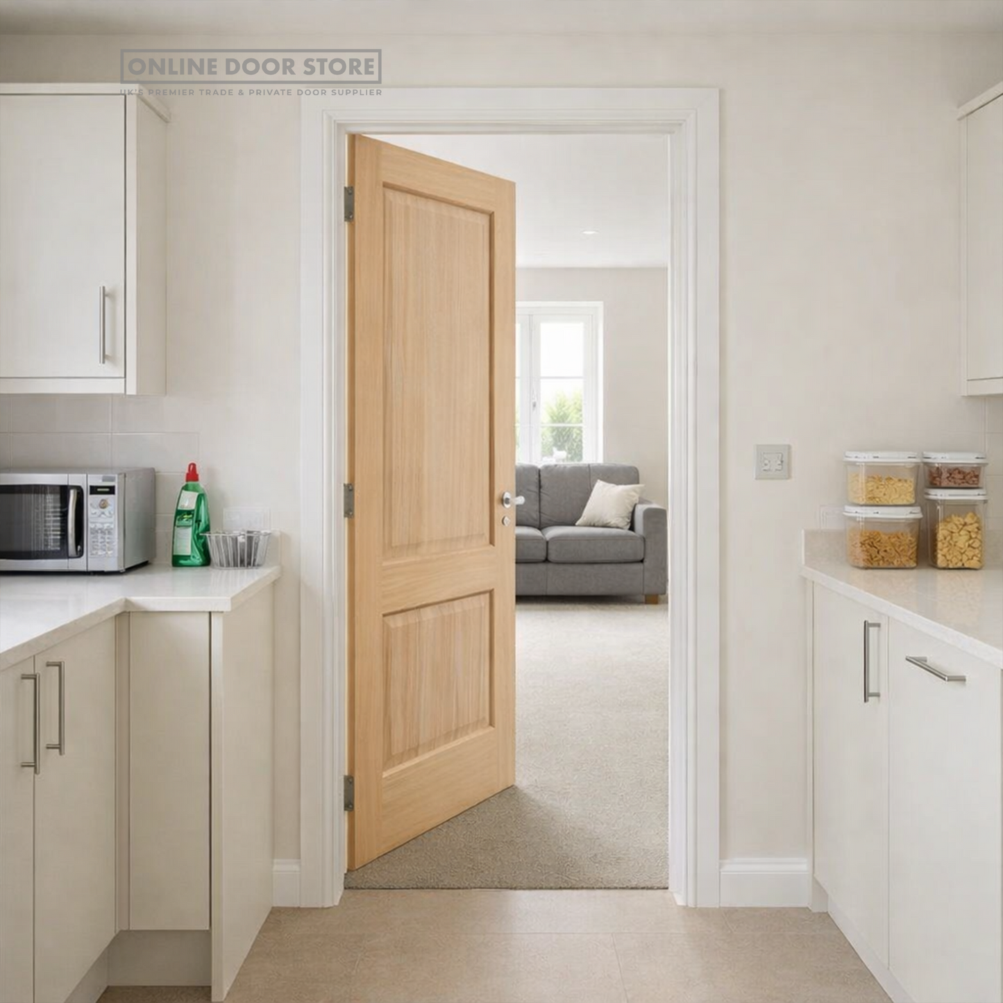 JB Kind Trent Unfinished Oak Internal Door