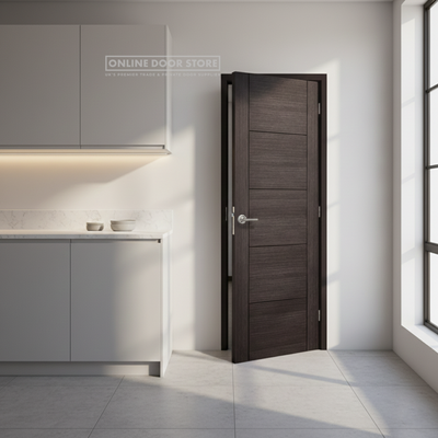 LPD Ash Grey Vancouver FD30 Fire Door