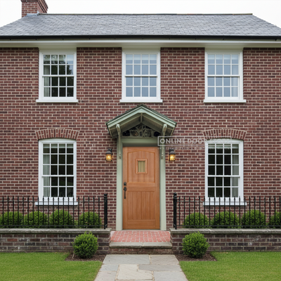 LPD Barnburgh Stable 1L Dowel Hardwood Unglazed External Door