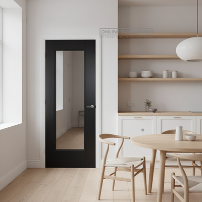 LPD Black Eindhoven 1-Light Internal Glazed Door
