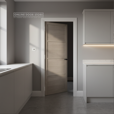 LPD Blonde Oak Soho 4-Panel Internal Door