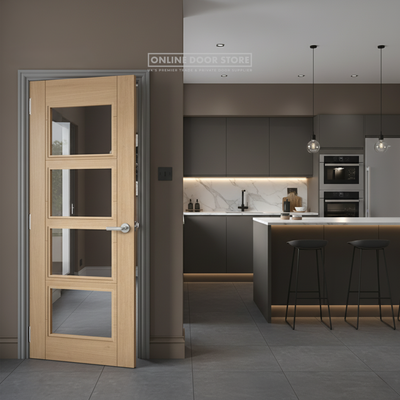 LPD Carini Pre-finished 4 Light Internal Glazed Door