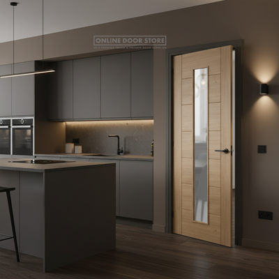 LPD Carini Pre-finished Long Light Internal Glazed Door