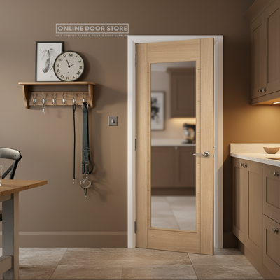 LPD Carini Unfinished 1 Light Internal Glazed Door