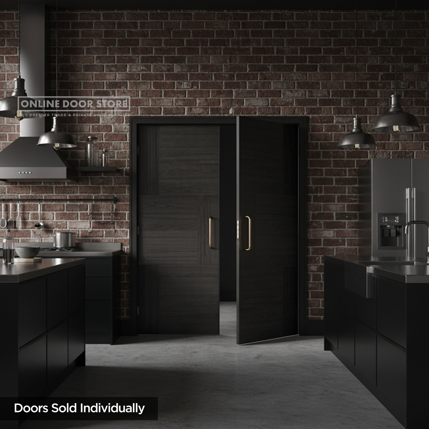 LPD Charcoal Black Seis FD30 Fire Door