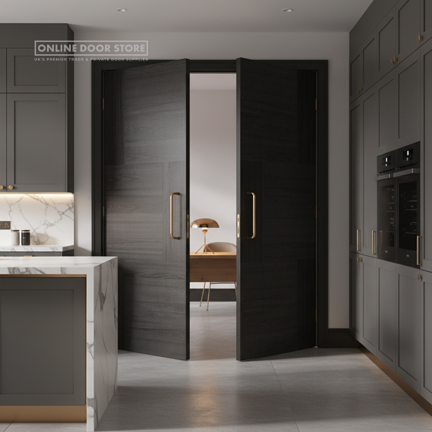 LPD Charcoal Black Seis Internal Door