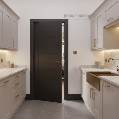 LPD Charcoal Black Vancouver 5P Internal Door