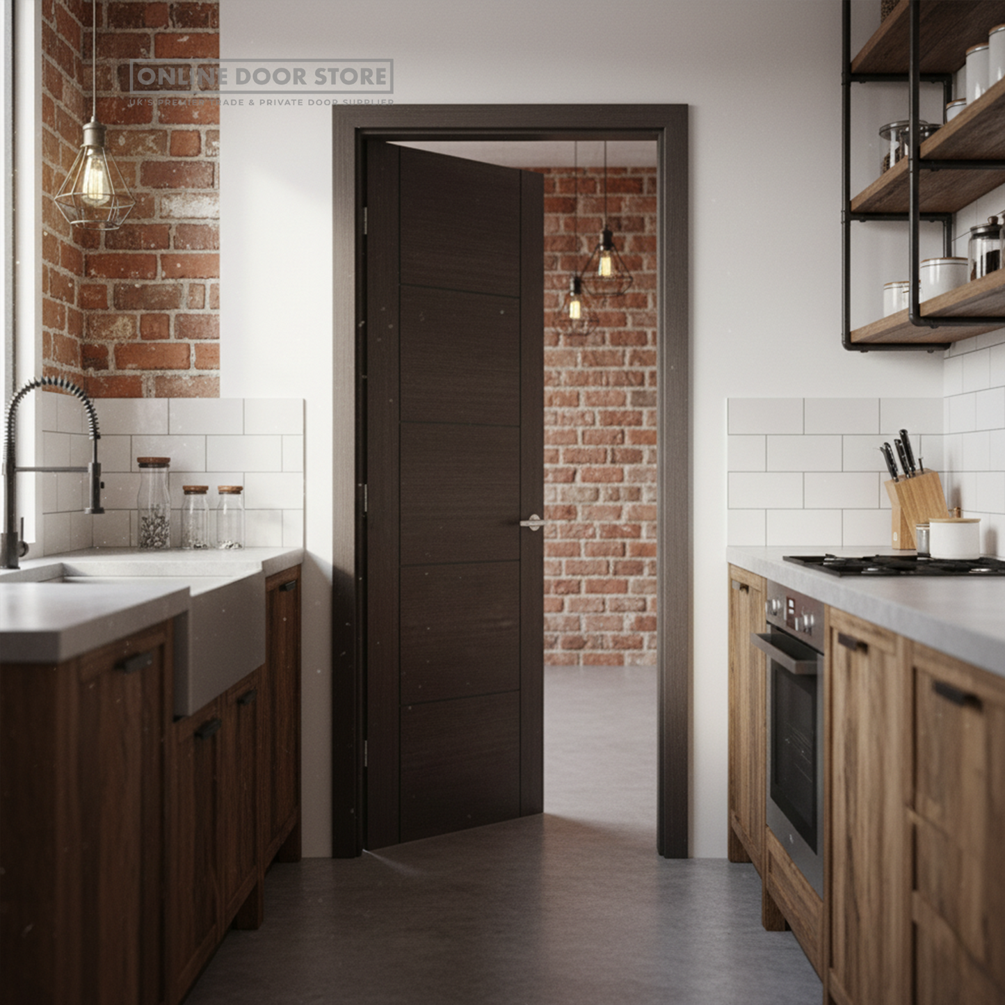 LPD Chocolate Grey Vancouver Internal Door