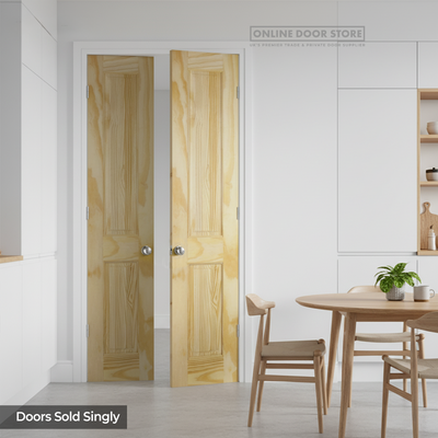 LPD Clear Pine 2-Panel Half Door