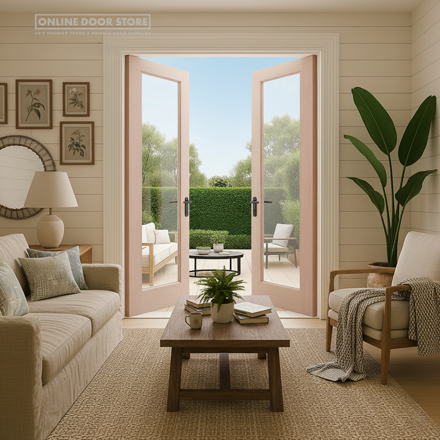 LPD Hemlock Unglazed Pattern 20 External Door Pairs