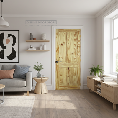 LPD Knotty Pine 4-Panel Internal Door