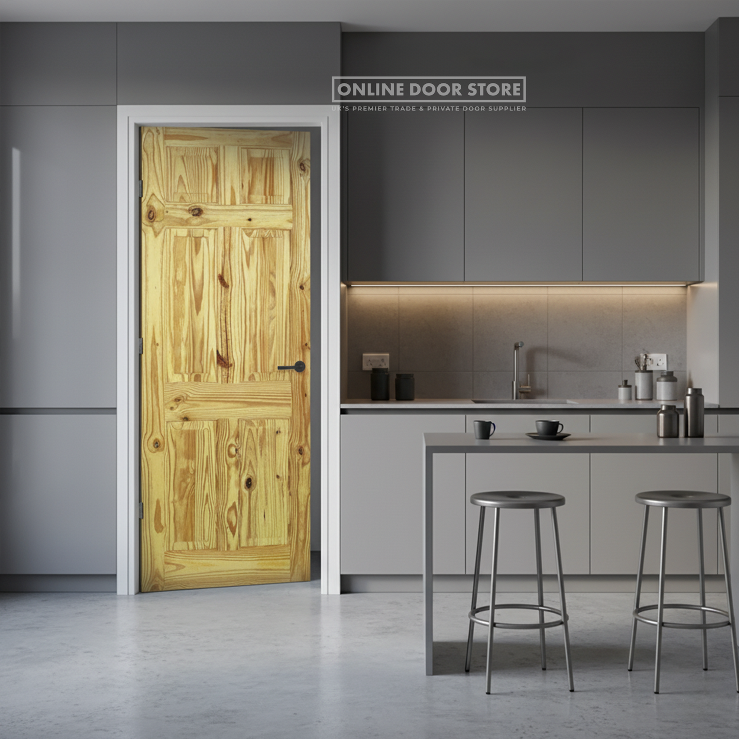 LPD Knotty Pine 6-Panel Internal Door