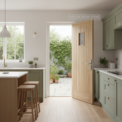LPD Oak Cottage External Glazed Door 1L