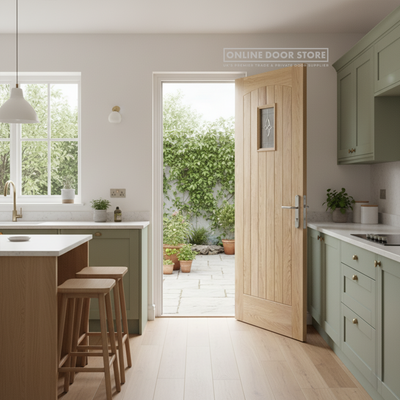 LPD Oak Cottage External Glazed Door 1L