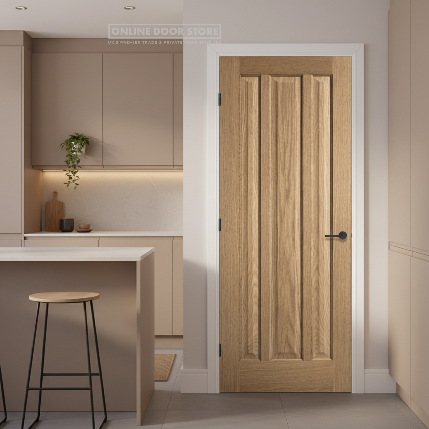 LPD Oak Kilburn Unfinished Internal Door