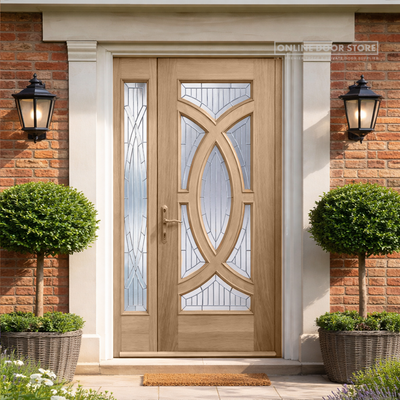LPD Oak Majestic External Glazed Door