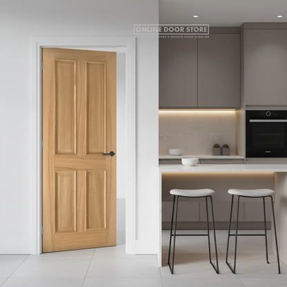 LPD Oak Regency 4 Panel RM2S Internal Door