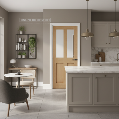 LPD Oak Richmond 2 Light Internal Glazed Door