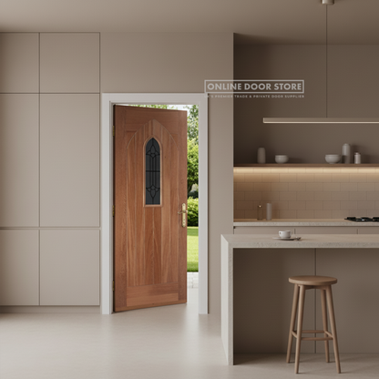 LPD Oak Westminster Glazed External Door