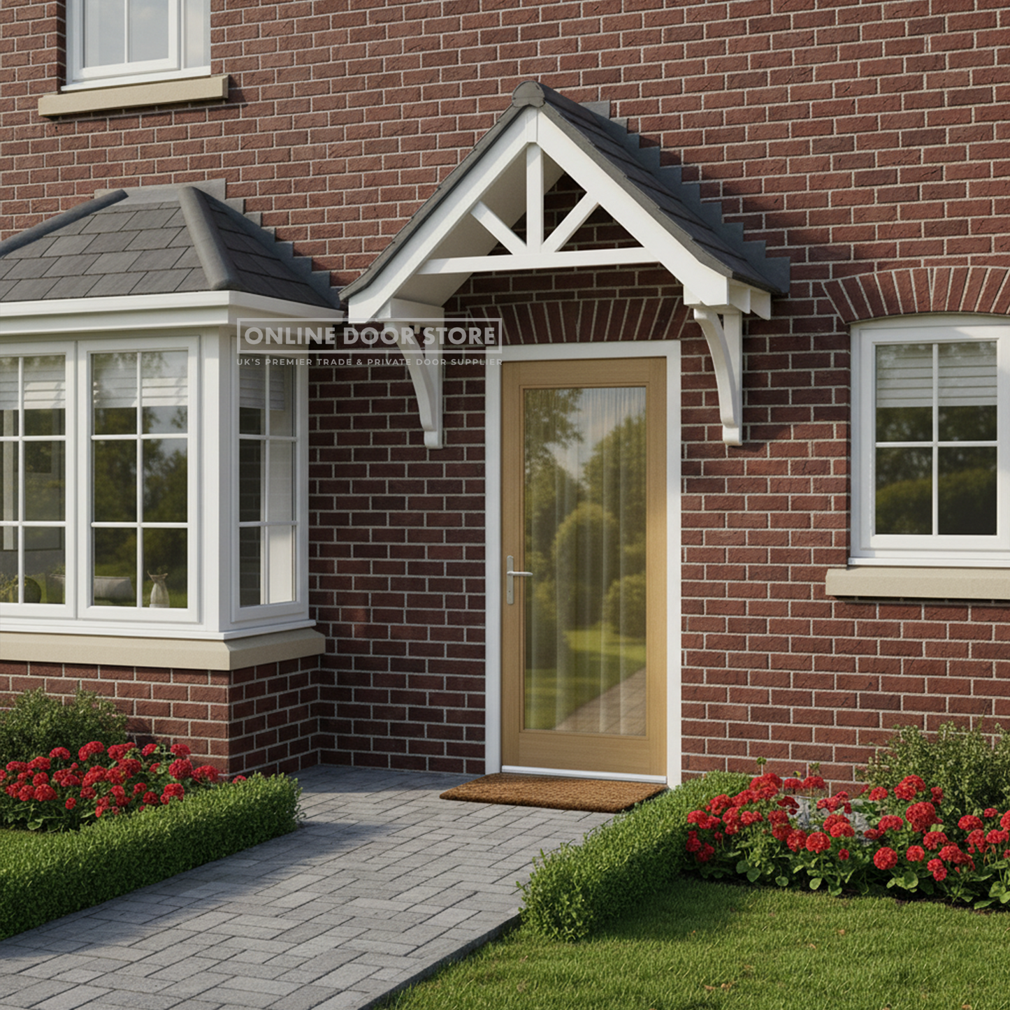 LPD Pattern 10 Clear Glazed 1L External Door