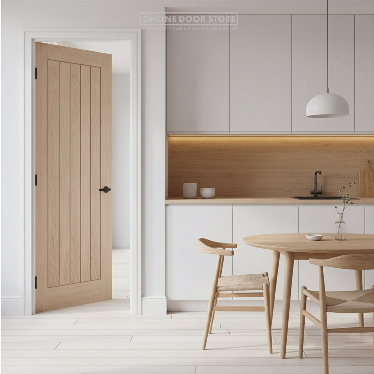 LPD Pre-Finished Oak Belize FD30 Fire Door