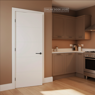 LPD Santandor White Primed FD30 Fire Door