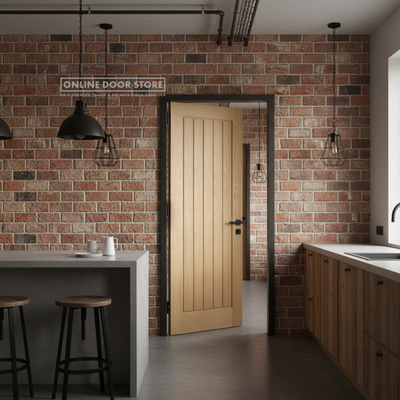 LPD Unfinished Oak Mexicano Internal Door