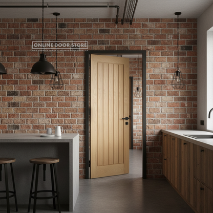 LPD Unfinished Oak Mexicano Internal Door
