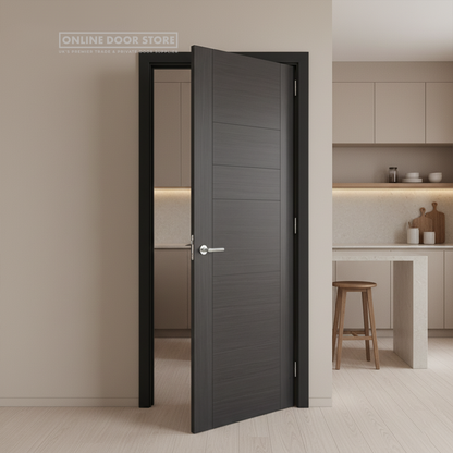LPD Vancouver 5 Panel Light Grey Internal Door