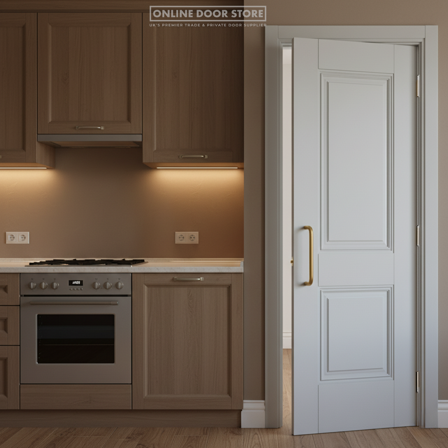 LPD White Arnhem FD30 Fire Door