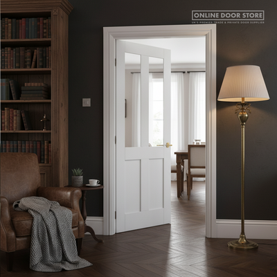 LPD White Malton Unglazed Internal  Door 2L