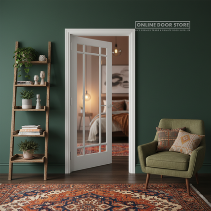 LPD White Manhattan Internal Glazed Door 9L